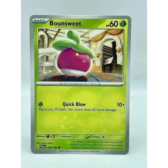 Bounsweet 008/182 Paradox Rift Non-Holo Pokemon TCG Mint Unplayed - Picture 1 of 6